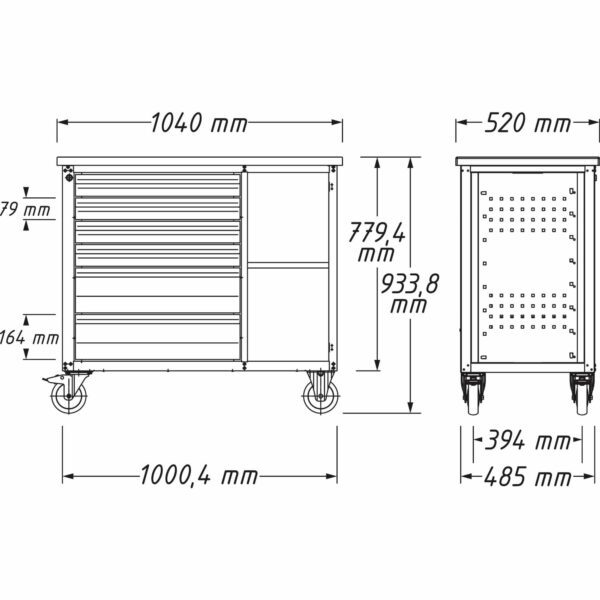 Fahrbare Werkbank 177W-6