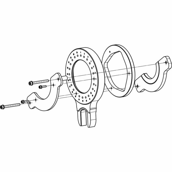 HAZET Federspannplatten-Satz 4900-39/11 für MERCEDES-BENZ