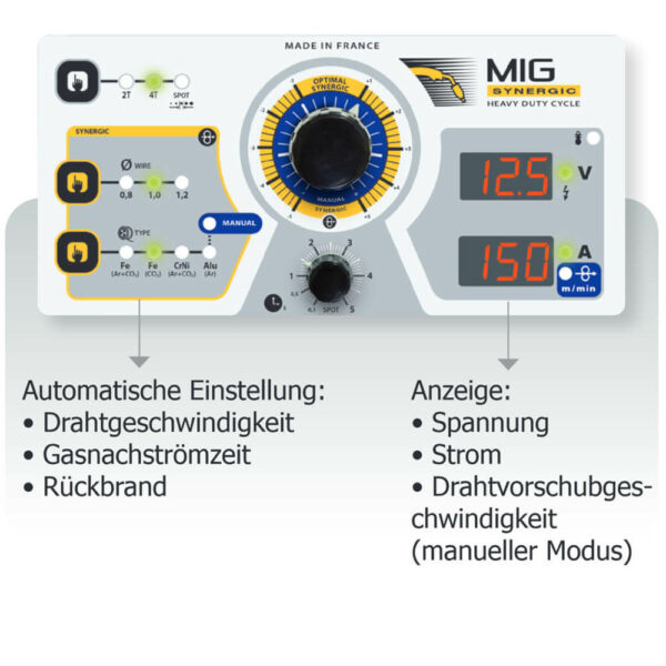 MIG MAG Schweissanlage PROMIG 400 G DV WS