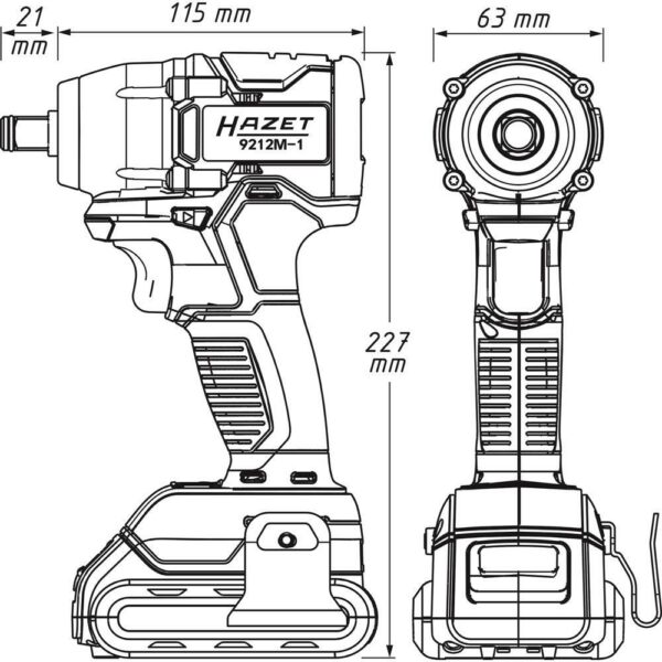 Mini Akku-Schlagschrauber 9212M-010 18 V