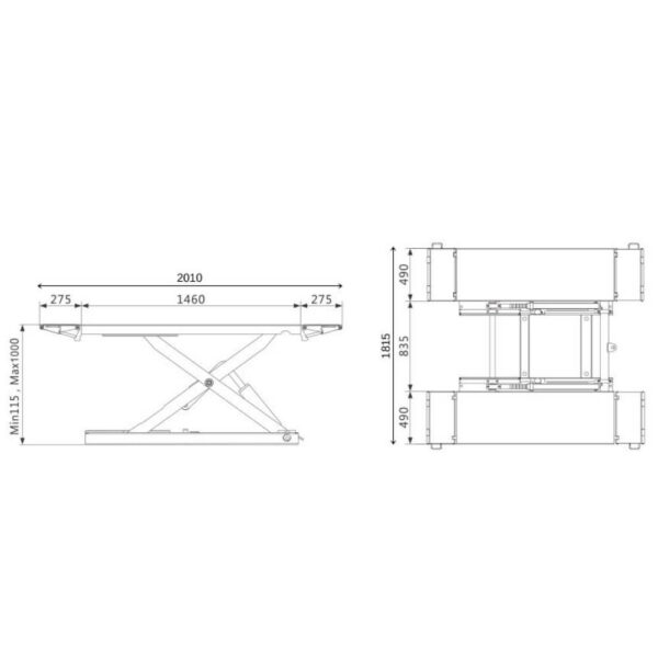 Scherenhebebühne Wematik San Francisco Plus 2.0, 230V - 4t