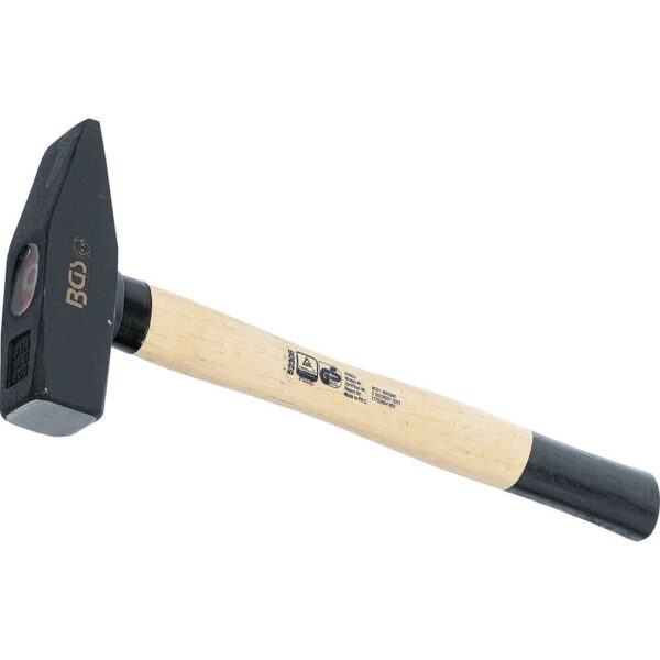 Schlosserhammer | Hickory-Stiel | DIN 1041 | 800 g - BGS 52308